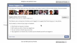 How to Stop Facebook from Suggesting Photo Tags to Friends [upl. by Demahum]