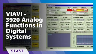 VIAVI  3920 Analog Functions in Digital Systems [upl. by Desdamona469]