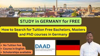 How to Study in Germany for FREE in English  No Tuition Fees amp No IELTS 🇩🇪✨ [upl. by Yetty]