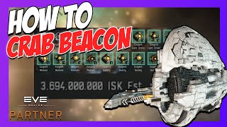 HOW TO CRAB Beacon 680milh  EVE Online [upl. by Naneek]