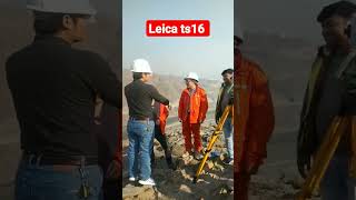 Verifying Traverse using Leica ts16 Robotic Total Station with China Gezhouba Group Surveyors [upl. by Gladwin]