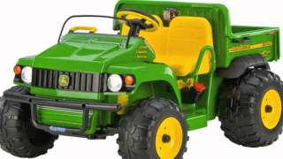 John Deere Kids Electric Ride On Tractors [upl. by Ambros]