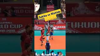 Sekita and Nishida The Golden Duo of Japanese Volleyball volleyball haikyuu sports [upl. by Yug926]