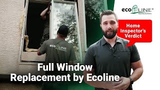 Professional Window Installation in Calgary Approved by Home Inspectors  Ecoline Windows [upl. by Rodavlas466]