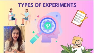 Types of ExperimentResearch MethodsPsychology [upl. by Sidell]