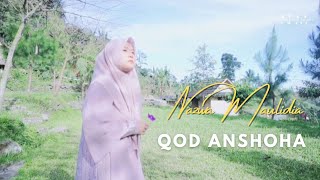 NAZWA MAULIDIA  QOD ANSHOHA  Video Lyric [upl. by Airehtfele]