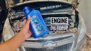 How to TopUp Car Engine Oil  Beat Diesel [upl. by Aitetel557]