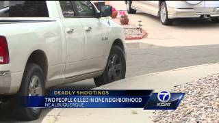 Deadly Shootings Two People Killed in One Neighborhood [upl. by Jaquenette925]