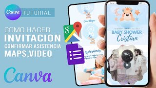 Como hacer INVITACIÓN INTERACTIVA con CONFIRMACIÓN DE ASISTENCIA Y UBICACIÓN [upl. by Avlasor133]