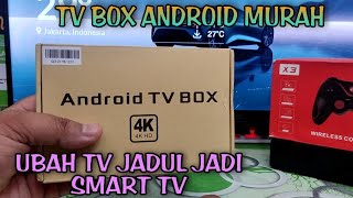 tv box android murah ubah tv jadul jadi smart tv •set top box tv android [upl. by Ardnahs481]