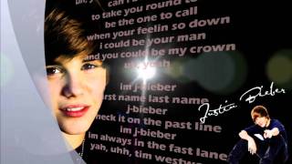 Justin Bieber  Jbieber Rap Lyrics on screen [upl. by Intirb]