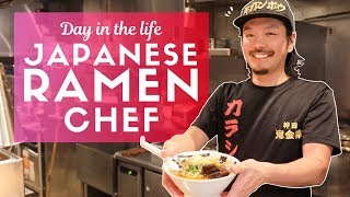 Day in the Life of a Japanese Ramen Chef [upl. by Ahsein]