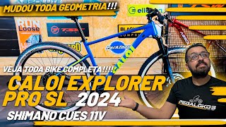 CALOI EXPLORER PRO SL 2024  SHIMANO CUES 11v  UMA NOVA ERA DA CALOI   PEDALOKOS [upl. by Naes]