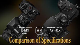 Olympus OMD EM1 Mark III vs Panasonic Lumix GH5 A Comparison of Specifications [upl. by Laeno]