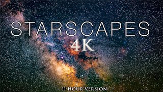 8 HOURS of STARSCAPES 4K Stunning AstroLapse Scenes  Relaxing Music for Deep Sleep amp Relaxation [upl. by Etnovahs368]