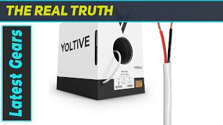 Voltive 162 Speaker Wire  HighQuality 16 AWG 2Conductor Cable for Audio Systems [upl. by Ahsaeym]