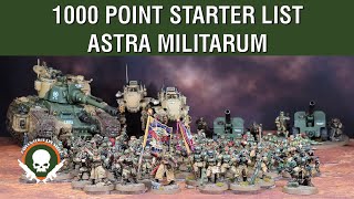 1000 Point Astra Militarum Starter List  10th Edition [upl. by Hara]