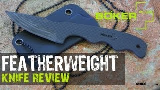 Boker Plus Featherweight Neck Knife Review  OsoGrandeKnives [upl. by Hertha66]