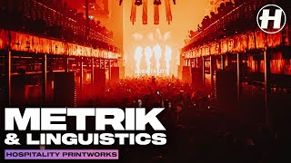 Metrik amp Linguistics  Live  Hospitality Printworks 2023 [upl. by Anorahs]