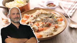 La blanquette de veau  Facile et très onctueuse [upl. by Elwood580]