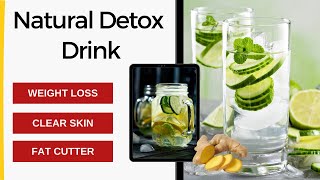 Detox Water Recipe  Natural Slimming Drink  Detox water for weight Loss  shorts  Dr Seema [upl. by Shaff]