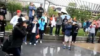 Cutest Flash Mob Proposal Ever When He Starts to Dance Youll Cry [upl. by Semmes741]