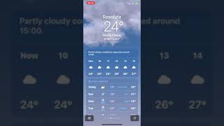 Mostly cloudy morning iOS 15 [upl. by Otanod]