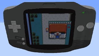 PRAWDZIWE POKEMONY W MINECRAFT Działający Gameboy [upl. by Aliuqahs]