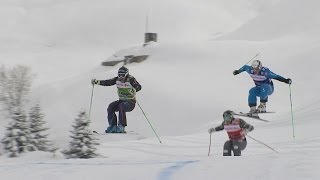 Event Skicross Finales FIS de la coupe du monde  la Plagne [upl. by Merriman]