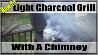 How to Light a Charcoal Grill with Chimney [upl. by Darees]