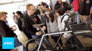 Reinventing The Smart Bicycle The Denny Bike Meet The Makers  Intel [upl. by Nospmas601]