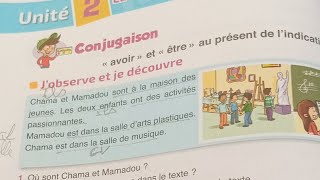 Conjugaison avoir et ètre au présent de lindicatif p50 Lécole des mots français 4 année primaire [upl. by Nakada15]