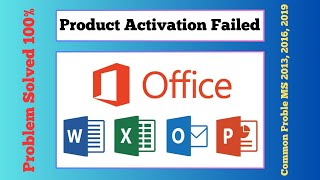 Product Activation Failed in MS Office  Activation Error Solved 100 [upl. by Leamse]