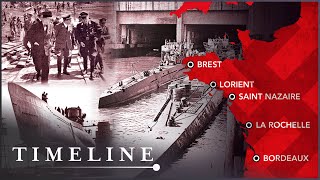 Hitlers UBoat Lair The Secret Nazi Underwater Superstructures  Timeline [upl. by Sardella]