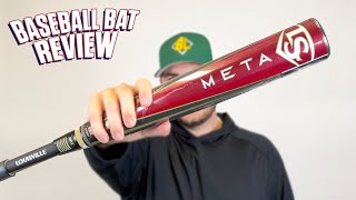 2025 Louisville Slugger Meta 3 BBCOR TwoPiece Composite Baseball Bat  Bat Specs Review [upl. by Anstice]