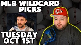 MLB Wildcard Picks with Kyle Kirms amp Toast  Tuesday October 1st [upl. by Dayle8]