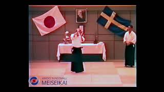 Aikido Yokomen Uchi Gokyo Nishio Sensei Uppsala 1994 [upl. by Anotyad659]