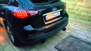 2008 Infiniti EX35 Straight Pipedmuffler deleted [upl. by Ylrak]