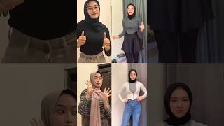 kalian tim kanan atau tim kiri shorts joget cantik hijab trending [upl. by Renba]