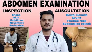 Abdominal Examination  Inspection and Auscultation [upl. by Enyar]