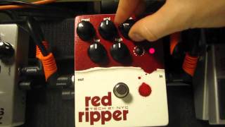 Tech 21 Red Ripper Demo [upl. by Annerol]