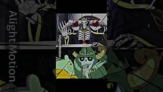 Ainz Ooal Gown Vs The Lich edit overlord adventuretime ainzooalgown thelich nazarickspeople [upl. by Rennold]