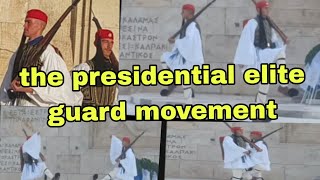 the great evzones presidential elite guard full movement athensgreece Laizababeschannel888 [upl. by Nilyak]