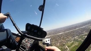 032914 Robinson R44 Helicopter Discovery Flight gopro3 [upl. by Anivlem]