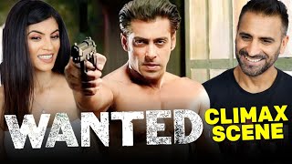 SALMAN KHANS  WANTED CLIMAX FIGHT SCENE REACTION [upl. by Ahsiekam664]