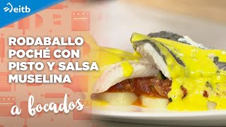 A BOCADOS Rodaballo poché con pisto y salsa muselina [upl. by Lancelle]