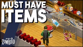 Project Zomboid Must Have Items For Any Player New Player Guide Beginner Tips amp Tricks [upl. by Enahpad]