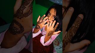 Beautiful mehndi design 😍easy henna mehndi design for beginners 🎉🎉 diwali mehndi design shorts [upl. by Tansey]