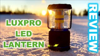 BEST POWER OUTAGE LED LIGHT LUXPRO LP 1512 LANTERN  REVIEW [upl. by Sekoorb923]