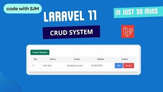 Laravel 11 CRUD Tutorial Master Create Read Update Delete Operations  2024 beginners guide [upl. by Yelroc]